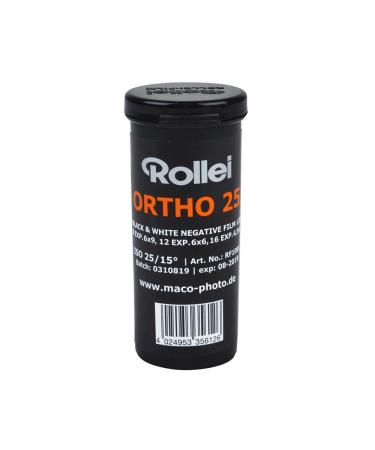 Rollei Film Accessories Ortho 25 ISO, 120 Size