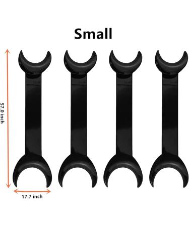 Intraoral Cheeklipping Rollers Set - T-Shape Black 8 Pieces (4 Large & 4 Small Double-Head Mouth Openers) | Dental Care Tools for Tooth Lighting & Oral Hygiene - Buy Online on GoSupps.com