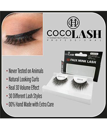 Cocohoney 3D Faux Mink Eyelashes - 5 Pairs for Party Looks | 100% Handmade Cruelty-Free Reusable Ultralight & Durable - Buy Online on GoSupps.com