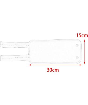 Amagogo Castor Oil Compress Wraps - Adjustable Waist Wrap & Soft Compress Bag for Arm & Leg - Ideal for Women - White - Buy Online on GoSupps.com