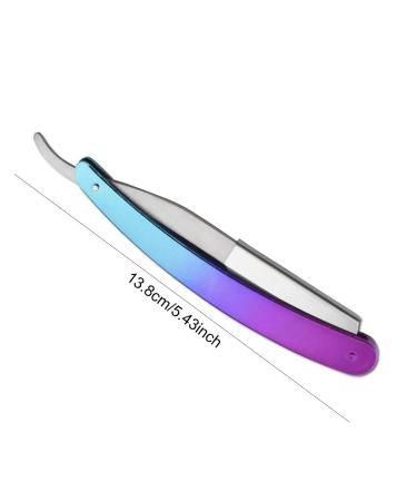 Colorful Manual Straight Razors - Foldable Stainless Steel Groomers for Beard Hair and Eyebrow Removal | International Shipping Available - Buy Online on GoSupps.com