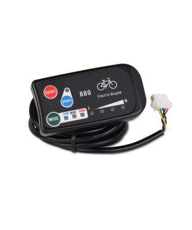 Vanki 1Pcs Ebike LED Display 24V 36V 48V Electric Bicycle Intelligent Control Panel LED Display Waterproof Controller