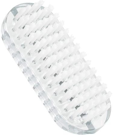 Two-sided Toes and Nails Cleaning Scrubbing Brushes - White | Manicure Pedicure Nail Tools - Buy Online on GoSupps.com