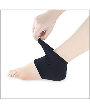 Cracked Heel Socks - Moisturizing Black Gel Spa Socks for High Heels | Heel Protection & Comfort - Buy Online on GoSupps.com