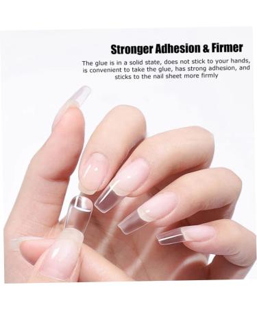 Solid Nail Glue Gel Art Rhinestone Strong Glue Gel Nail Glue Nail Glue Gel Nail Gel Glue for False Nail Tip Mold Diy Nail Art Design 1 Pc - Buy Online on GoSupps.com