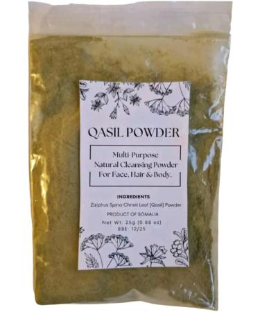 25 g Qasil Powder Somalia Face Masks Beauty Secret for Skincare Body Hair Scalp & Face Acne Clay Mask made from Organic Gob Tree Green Leaf (Ziziphus Jujube) Made in Somalia - Buy Online on GoSupps.com