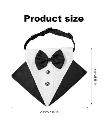 Fezf Formal Dog Smoking Bandana - Stylish Cotton Collar for Dogs & Cats | Wedding Accessory - Buy Online on GoSupps.com