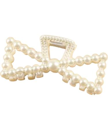 New 2025 Luxury Trendy Big Pearls Acrylic Hair Claw Clips Round Pearl Makeup Hair Styling Barrettes For Women Hair Accessories Jewelry Fashion Accessories Creative Gift - Buy Online on GoSupps.com