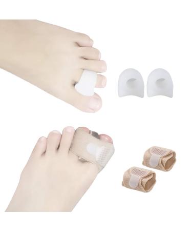 Bunion Corrector Bunion Splint Pack of 4 Toe Separators Toe Straightener Cushion Pads for Mallet Toes Hammer Toe and Overlapping Toes