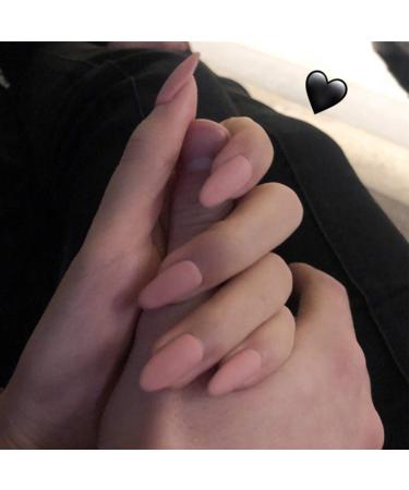 Buy Sethain Matt Oval False Nails Tips - 24 Miniature Purely Press-On Fingernails for Women & Girls | International Shipping Available - Buy Online on GoSupps.com