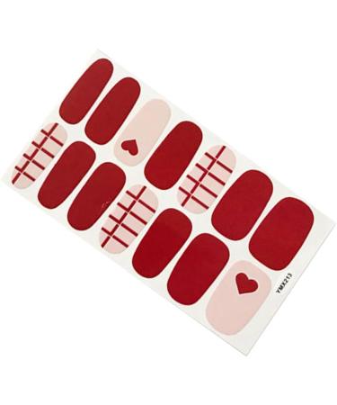 dijiusidy Nail Art Stickers Self-Adhesive Fingernail Decal with Strap Glue DIY Art Decor Full Cover Manicure Kits for Women Girls YMX213 - Buy Online on GoSupps.com