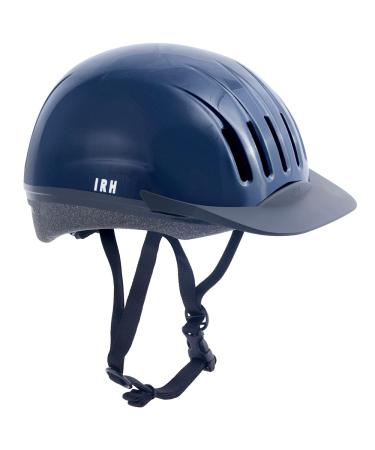 IRH Sport Horseback Riding Safety Washable Rear Side Ventilation Equestrian Equi Lite Helmet Navy Small