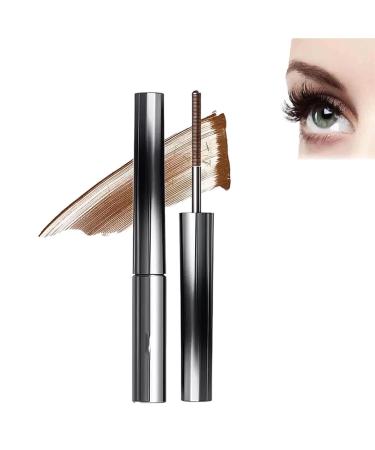 Vervaci Iron Rod Mascara Vervaci Mascara Novafy Iron Wand Mascara Sobrastro Iron Wand Mascara 3D Curling Eyelash Iron Mascara Metal Rod Mascara Waterproof Long Lasting No Clumping (1PCS-brown)