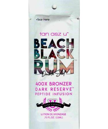 Lot of 5 Beach Black Run 400X Bronzer Tanning Lotion Packets