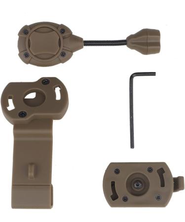 Tactical Helmet Light - 3 Colors Signal Light Adapter for Ops Core & ARC Rail Helmet Lamp (Brown) - Best International Shipping - Buy Online on GoSupps.com