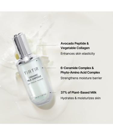 TIRTIR Ceramic Milk Ampoule (1.35 Fl Oz) - Buy Online on GoSupps.com