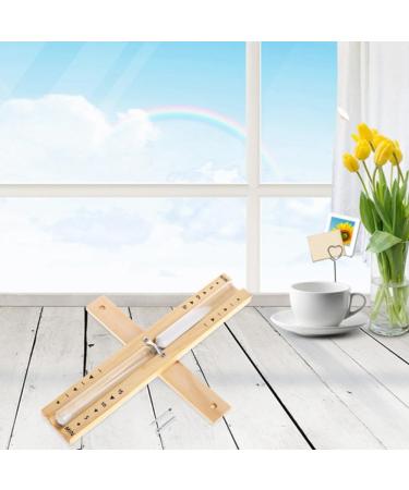 Lingshi Wooden Hourglass - 15-Minute Timer for Sauna Use | International Shipping Available - Buy Online on GoSupps.com