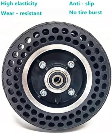 Wheelchair Front Wheel 7X1 3/4 Wheelchairer Wheels Electric Wheelchair Wheel Replacement Parts Front Wheelchair Wheel Honeycomb Solid Tire Black Aluminum Alloy Hub Set of 2/8Mm - Buy Online on GoSupps.com