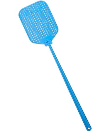ELLE Flexible Long Handle Fly Swatter - Strong Manual SWAT in Summer Blue Color - Buy Online on GoSupps.com