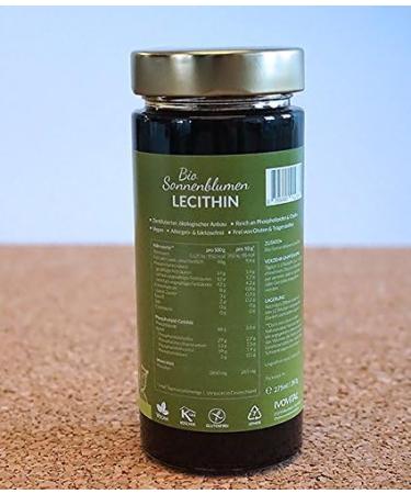 Buy Organic Sunflower Lecithin Liquid 275ml & 550ml - IVOVITAL | International Shipping Available - Buy Online on GoSupps.com