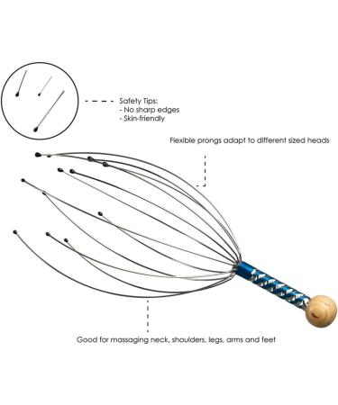 Buy Lisher Head Massage Spider Masseur - Enhancing Relaxation & Stress Relief | International Shipping Available - Buy Online on GoSupps.com