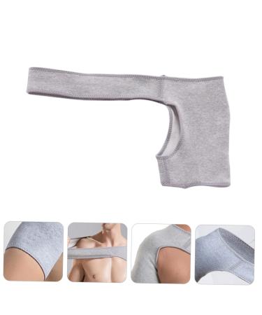HAPINARY Rotator Cuff Support Shoulder Brace | Sports Shoulder Pads for Tendonitis | Heating Pad Shoulder Sling | Light Grey Elastic Fibers | 48.00X24.00X15.50CM - Buy Online on GoSupps.com