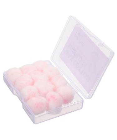 ULTECHNOVO 12pcs Wax Cotton Small Work Earbuds Ear Buds Noise Cancelling Earbuds Sleep Ear Protection Plug Invisible Wax Boxed