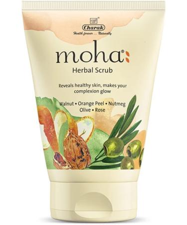 QURA QURA Herbal Scrub (100ml) | Face Scrub | Blend of Nut Oil Orange Peel & Oil Oil Oil for Lightening Skin Exfoliating Face for All Skin Types