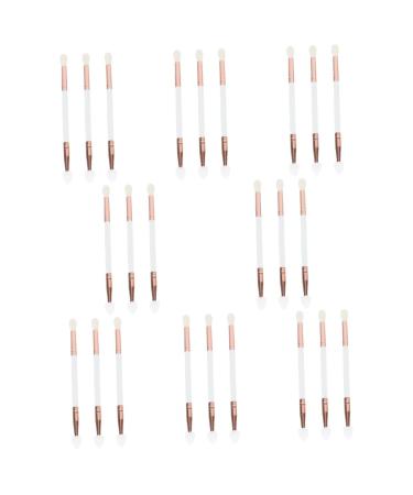 MAGICLULU 24 Pcs Eye Shadow Brush Eye Shadow Applicator Eyeshadow Tool Beauty Tools Wooden Handle Girl Travel