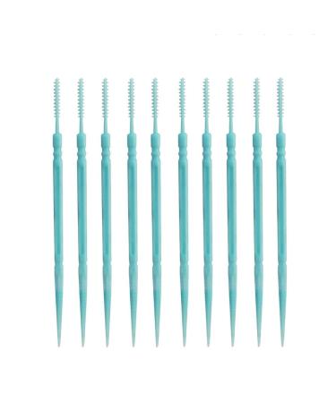 Healifty Toothpicks For Teeth 200pcs - Double Head Toothpicks Interdental Brushes Oral Care Toothpicks (Sky Blue)