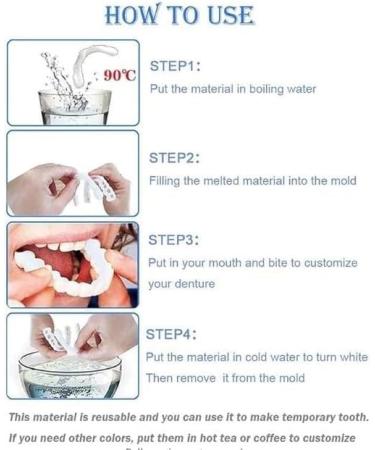 2 Pairs Top and Bottom Nature and Comfortable Regain Confidence Smile(2) - Buy Online on GoSupps.com