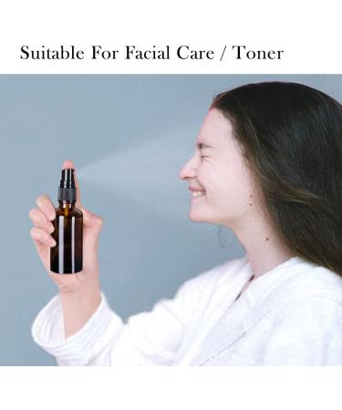 Set of 18 Small 2oz Amber Glass Spray Bottles for Essential Oils - Fine Mist Mini Spray Bottles - Buy Online on GoSupps.com