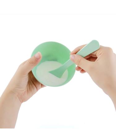 9 in 1 Facemask Mixing Tool Set - Green Facial Care Kit with Bowl Spatula Brush & Bottles - Buy Online on GoSupps.com