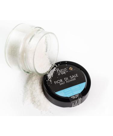 Trapani Salt Flower (Sicily) | Integral Sea Salt Flower | Flavored Salt Flower | 120g (Natural)
