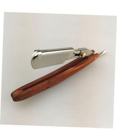 Minkissy Travel Razor Knife for Men | Double-Sided Metal Razor & Bamboo Holder - Safe & Portable Khimar Hijab Hair Cutting Tool - Buy Online on GoSupps.com