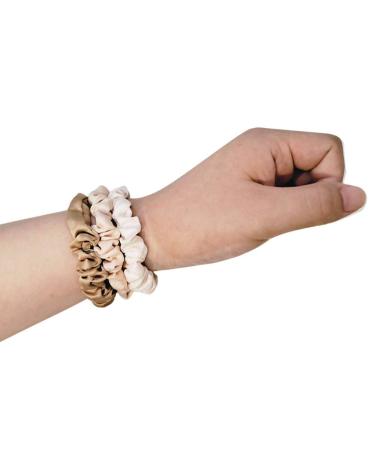 Uni-Fine Satin Silk Hair Ties for Women & Girls - 12-Piece Scrunchies for Ponytails & Braiding - Buy Online on GoSupps.com