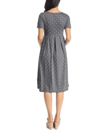 Love2Mi Floral Maternity Dress XL - Casual A-Line Midi Pregnant Dress - Buy Online on GoSupps.com