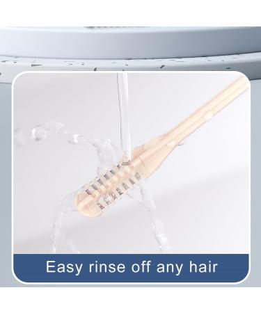 2024 Upgraded Nasal Hair Cutter | 360 Rotating Nostril Hair Remover Tool | 2-in-1 Nose Hair Trimmer for Men & Women - Beige - Buy Online on GoSupps.com