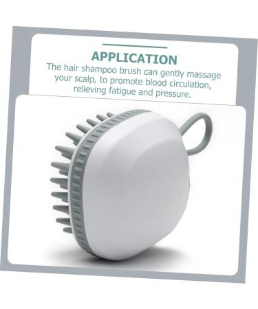 Silicone Shampoo Comb Set | Hair Scalp Massage Brushes for Men | Dual Pack Hair Massage & Cleansing Tools - Buy Online on GoSupps.com