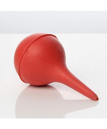 Ear Cleaner Syringe 90ml - Red Hand Bulb Squeeze for Adults | Rubber Suction for Ear Washing - Buy Online on GoSupps.com