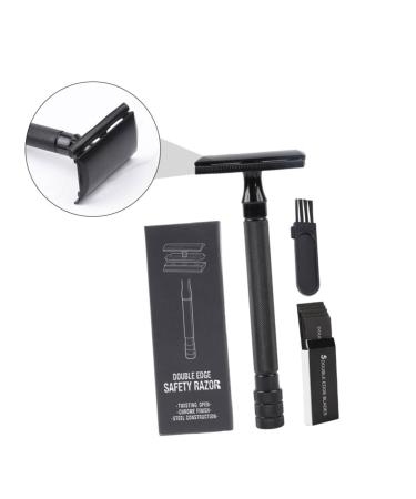 3 Sets Manual Shaver - Double Edge Beard & Hair Razor | Premium Metal Face Razor for Smooth Shaving - Buy Online on GoSupps.com