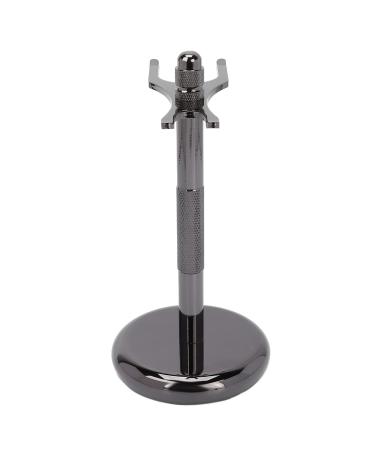 Razor Storage Rack Stainless Steel Exquisite Workmanship Safety Razor Stand Gun Color Stable for Home for Manual Razors