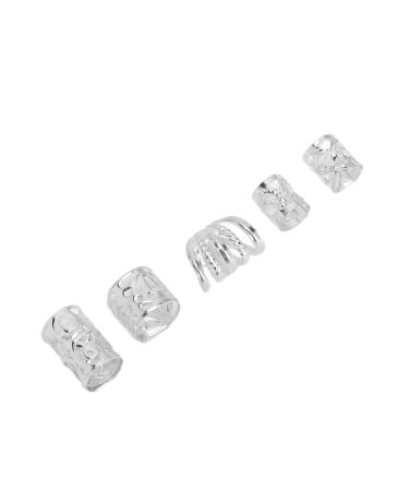 Silver Beard Beads Lightweight Comfortable 300 Pieces Versatile Durable