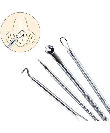 PULABO Newest Dual Heads Acne Needle Blackhead Blemish Squeeze Pimple Extractor Remover Spot Cleaner Beauty Skin Care Tool 4pcs/set Creative - Buy Online on GoSupps.com