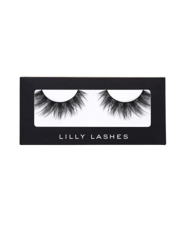 Lilly Lashes Premium Synthetic Lashes Houston | Fake Eyelashes Natural Look | Bold Full Bodied Look Max Volume Lash | False Lashes | Vegan Strip Lash | Reusable Up to 10 Wears | 17mm - Buy Online on GoSupps.com