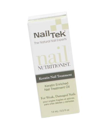 Nail Tek Nail Nutritionist, Keratin Enriched Nail Treatment Oil for Weak and Damaged Nails, 0.5 oz, 1-Pack 0.5 Fl Oz (Pack of 1) Keratin Enriched Nail Treatment Oil