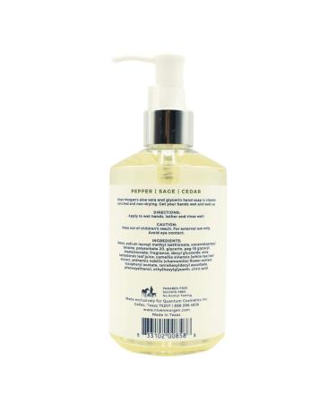 Niven Morgan Pepper Sage Cedar Hand Soap - 11fl.oz (325ml) | Luxury International Shipping - Buy Online on GoSupps.com
