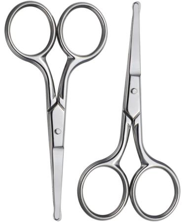 FRCOLOR Beauty Scissors Set - 10 Pcs Stainless Steel Hair Eyebrow Beard and Facial Trimming Tools - Cosmetic Kit for Men & Women - Buy Online on GoSupps.com