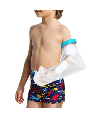 Kids Arm Cast Cover for Shower Arm Cast Sleeve Bag Covers for Broken Hands Wrists Reusable Bandage Cover Dressing Protector Child Toddle Cast Bag Sleeve Covers Wound Full Arm Keep Bandage Dry