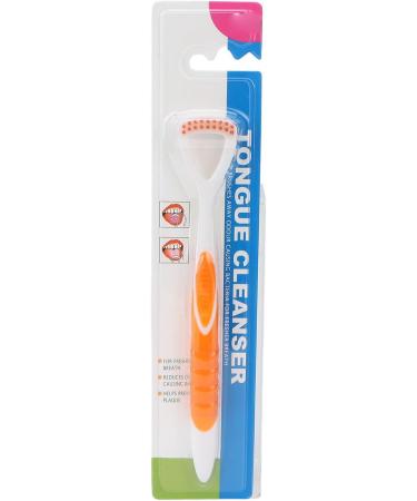Professional Tongue Cleaner & Scraper for Bad Breath | Long Grip Tongue Brush | Effective Oral Hygiene - Buy Online on GoSupps.com